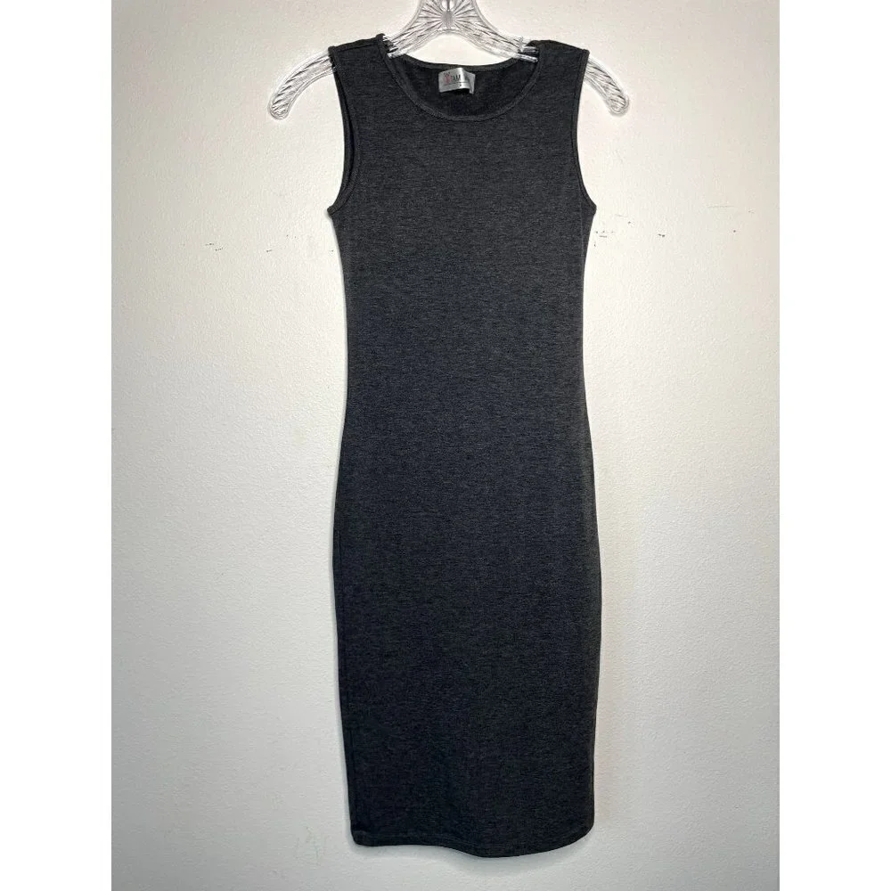 Tam Ware Women's Sleeveless Maxi Dress Charcoal SIze Small